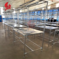 Bàn Thao Tác Khung Inox – Giải Pháp Hoàn Hảo Cho Môi Trường Làm Việc Sạch Và Hiệu Quả