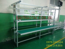 Bàn thao tác khung nhôm định hình