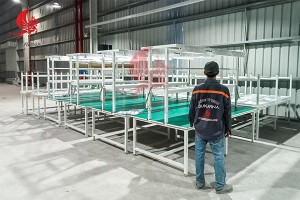 BÀN THAO TÁC KHUNG THÉP SƠN TĨNH ĐIỆN ĐỐI XỨNG 2 BÊN – GIẢI PHÁP HIỆU QUẢ CHO NHÀ XƯỞNG HIỆN ĐẠI