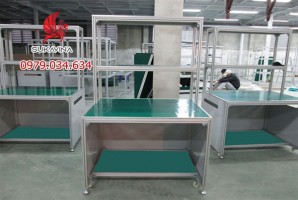 Bàn Thao Tác -Bàn Khung Nhôm Định Hình Bàn Thao Tác -Bàn Khung Nhôm Định Hình