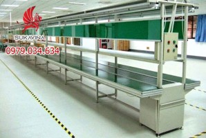 Băng Tải PVC Có Bàn Thao Tác - Băng Tải PVC KCN Tân Thuận Băng Tải PVC Có Bàn Thao Tác - Băng Tải PVC KCN Tân Thuận
