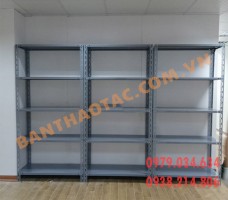 Giá kệ sắt V lỗ - giá kệ đang được sử dụng rộng rãi trên thị trường Giá kệ sắt V lỗ - giá kệ đang được sử dụng rộng rãi trên thị trường