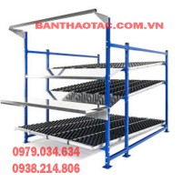 Kệ chứa hàng con lăn nhựa Kệ chứa hàng con lăn nhựa