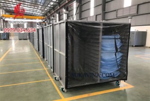 Xe Trolley Công Nghiệp Đựng Linh Kiện Điện Tử - Đơn Vị Sản Xuất Uy Tín